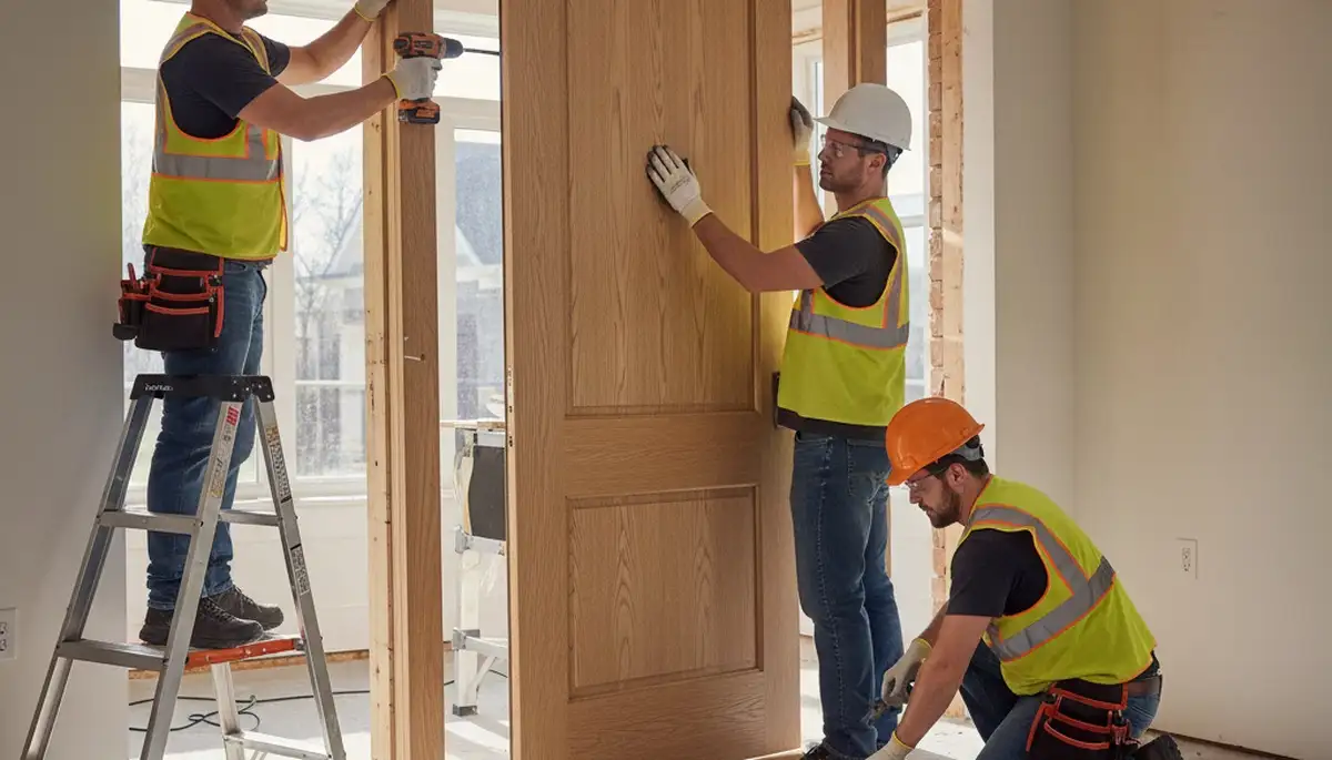 Oklahoma City door installation by FX Remodeling & Exteriors for durable, storm-ready home entryways