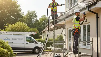 Professional gutter cleaning service in Oklahoma City, OK for residential water damage protection