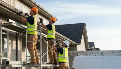 Oklahoma City gutter installation for vinyl siding homes by FX Remodeling & Exteriors
