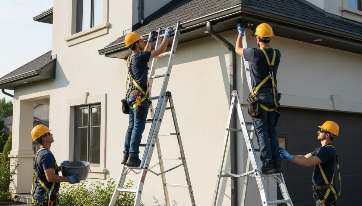 Oklahoma City, OK gutter repair by FX Remodeling & Exteriors for leaks, sagging gutters and storm damage