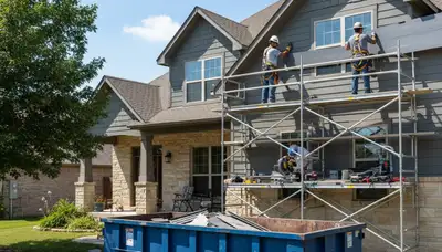 Vinyl siding installation in Oklahoma City, OK for a professional home exterior upgrade