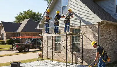 Vinyl siding installation for Oklahoma City, OK homes by a professional siding contractor