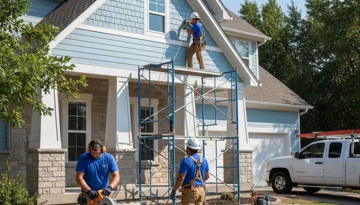 Vinyl siding contractor in Oklahoma City, OK for residential siding installation and replacement