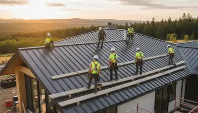 Metal roofing installation in Oklahoma City, OK for storm-durable home exterior protection