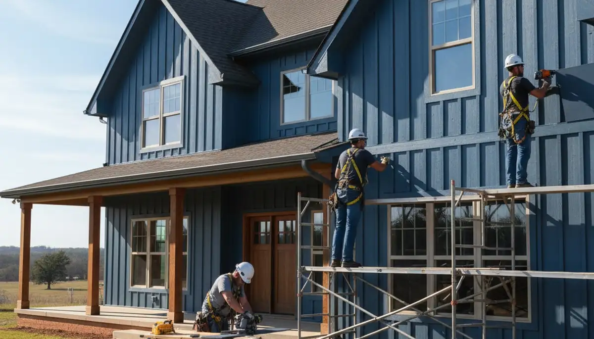Vinyl siding installation in Oklahoma City, OK for a home exterior upgrade