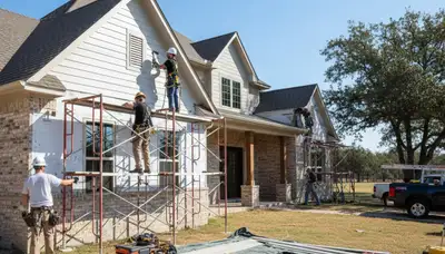Vinyl siding installation in Oklahoma City, OK by a professional siding contractor