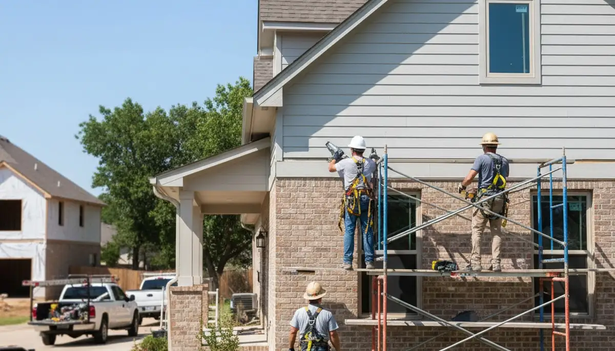 Vinyl siding installation in Oklahoma City, OK by a professional siding contractor