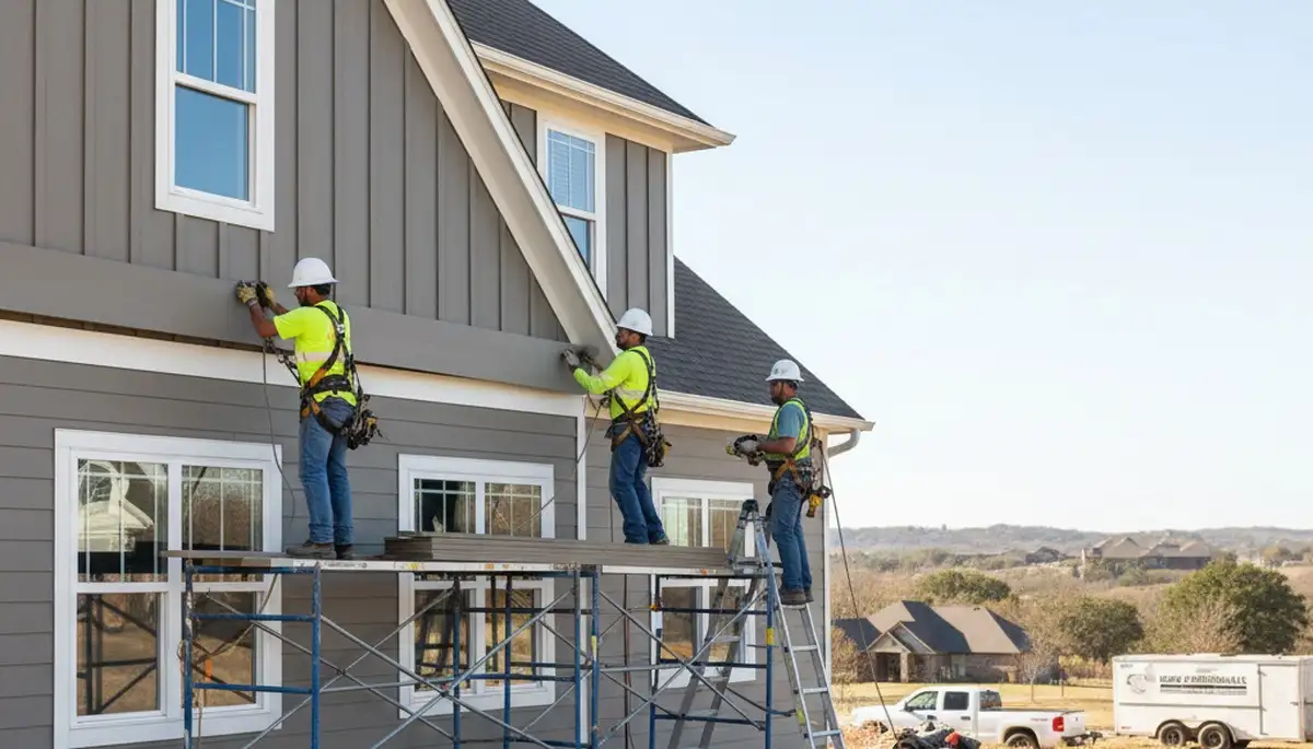 Vinyl siding installation in Oklahoma City, OK for residential exterior home improvement