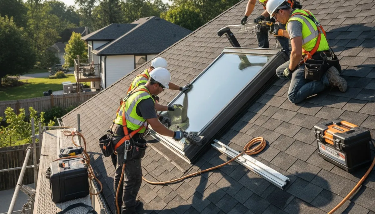 Skylight installation on an Oklahoma City, OK home by FX Remodeling & Exteriors