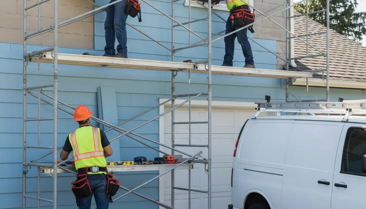 Vinyl siding installation in Oklahoma City, OK by FX Remodeling & Exteriors