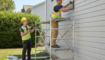 Vinyl siding repair in Oklahoma City, OK by FX Remodeling & Exteriors for storm damage and cracks