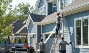 Seamless gutter solutions for Oklahoma City, OK properties by a professional siding contractor