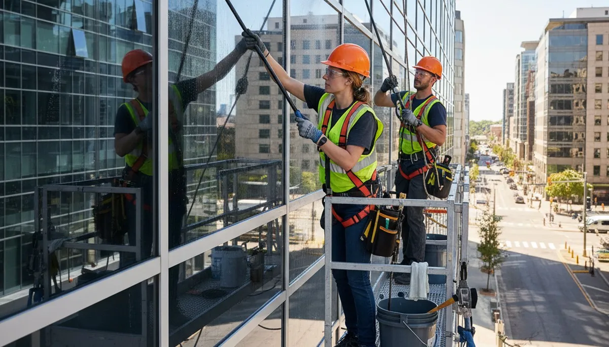 Window cleaning service in Oklahoma City, OK for homes and commercial buildings